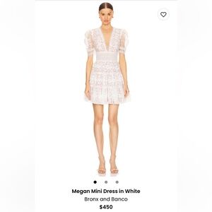 STUNNING REVOLVE X BRONX & BANCO White Mini Dress!!